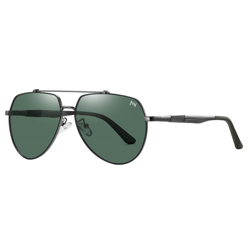 عینک آفتابی خلبانی مردانه آلبرت وگ مدل 6322C21P144 Polarized Sacramento
