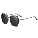 عینک آفتابی پروانه ای زنانه مدل P2205T1-1 Polarized Obsidian