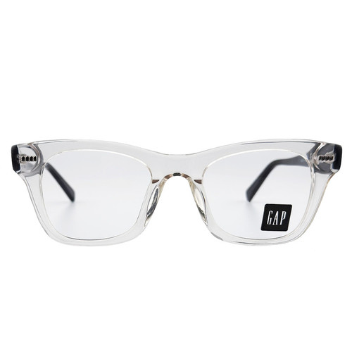 فریم عینک طبی ویفرر (Wayfarer) گپ مدل 8002C3 Transparent Pearl River مناسب برای صورت بیضی، گرد