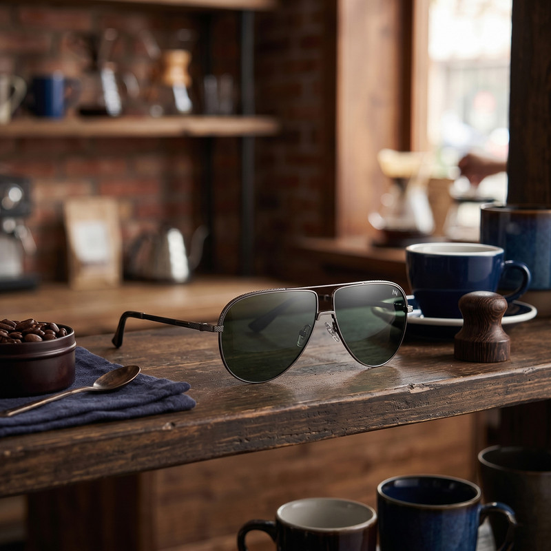 عینک آفتابی خلبانی (Aviator) مردانه آلبرت وگ مدل JS-8540-C07-P149 Avantgarde Visionary