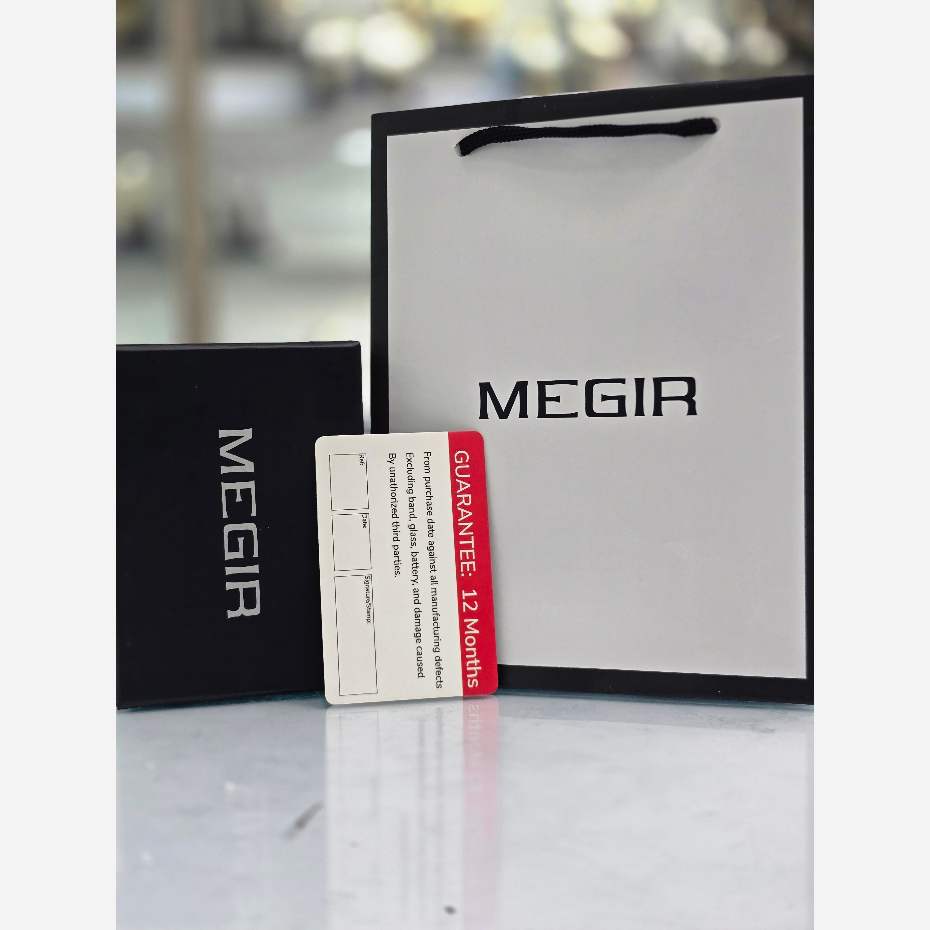 ساعت مچی مردانه مگیر(MEGIR) سه موتوره کرنوگراف اورجینال