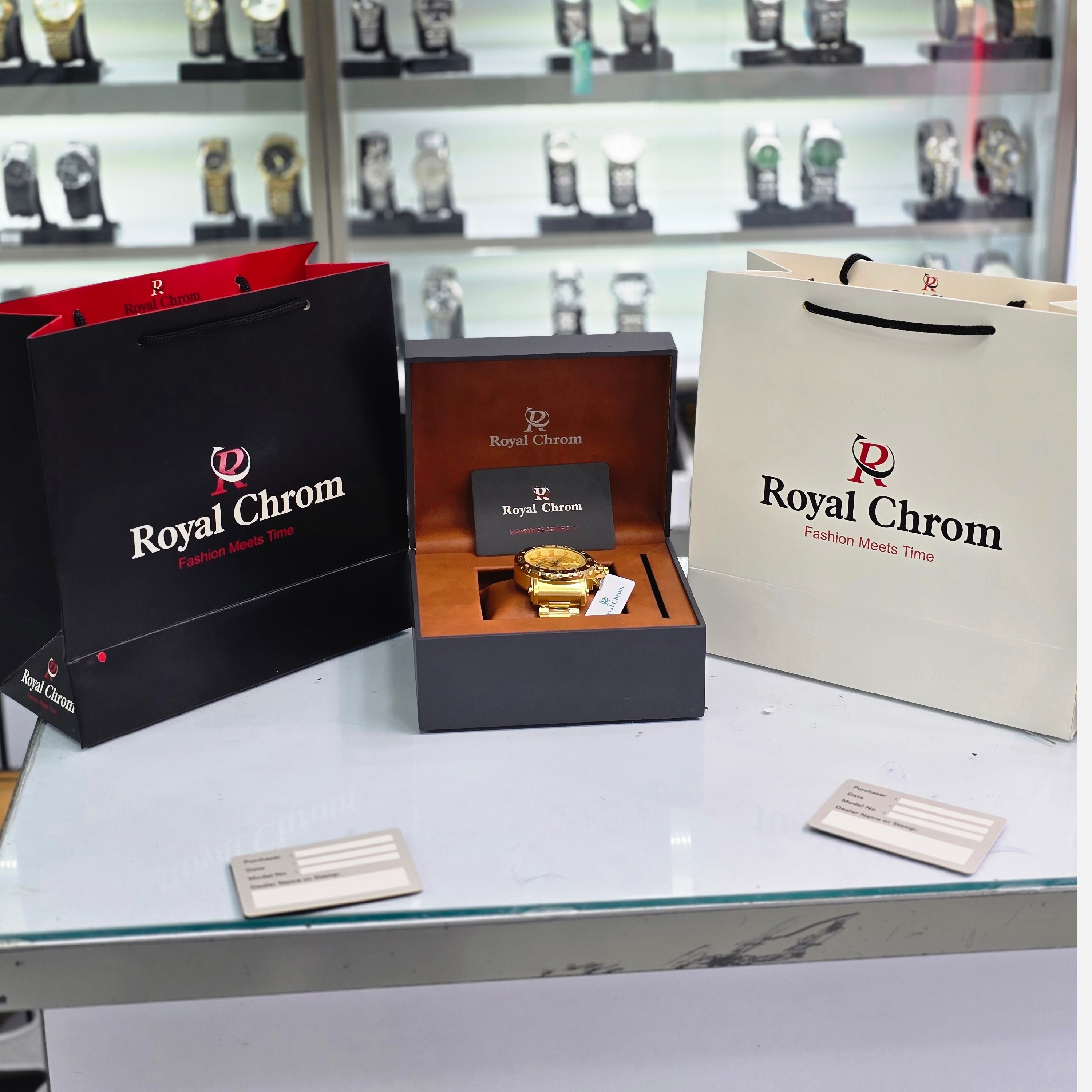 ساعت مردانه رویال کروم (Royal Chrom) اورجینال شرکتی