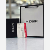 ساعت مچی مردانه مگیر MEGIR کرنوگراف نقره رزگلد