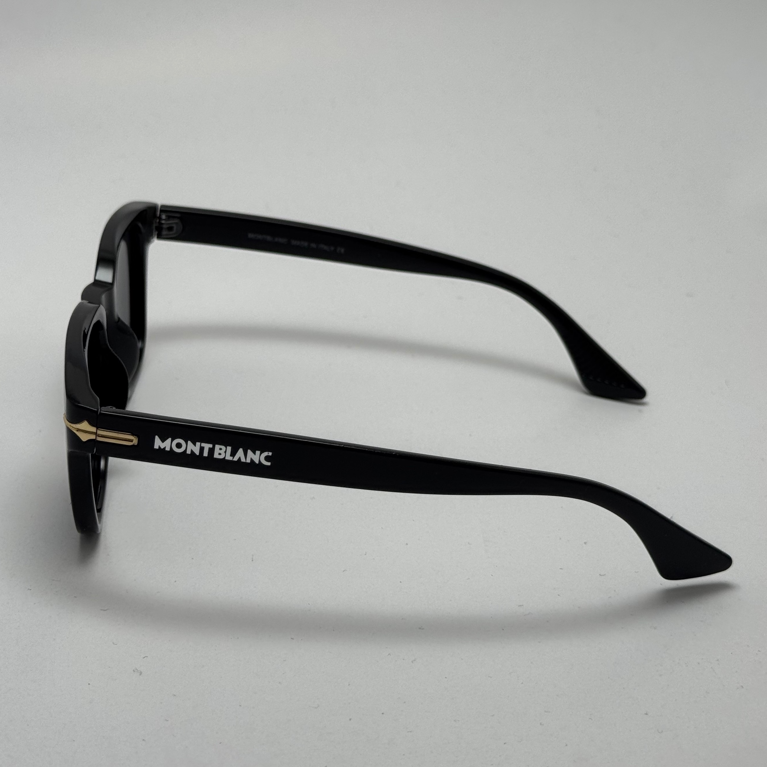عینک آفتابی پلاریزه مون بلان MONT BLANC سبک مشکی کد MB 0302