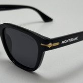 عینک آفتابی پلاریزه مون بلان MONT BLANC سبک مشکی کد MB 0302