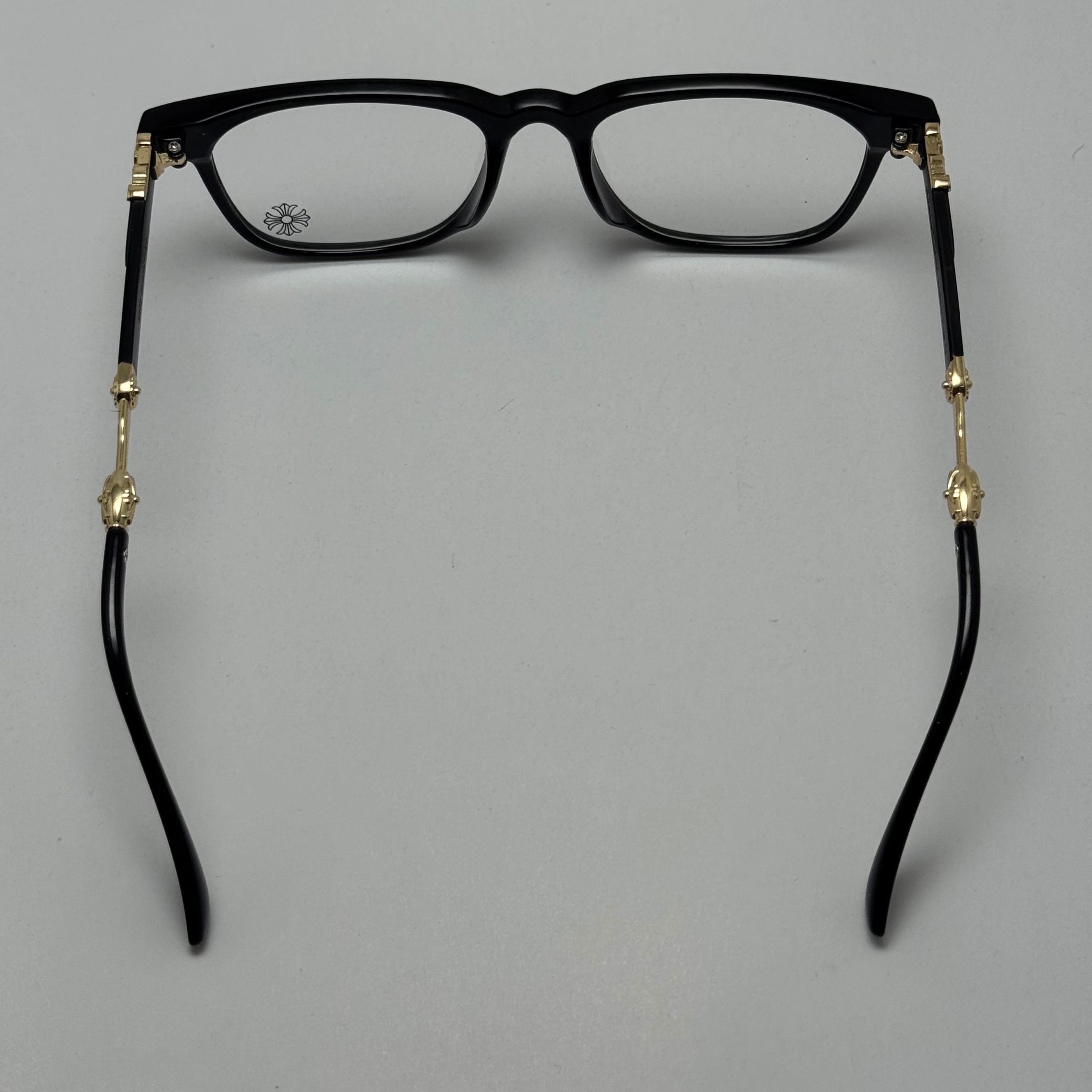 عینک بلوکات کروم هارتز مشکی طلایی Chrome Hearts 2272 - کیفیت مستر