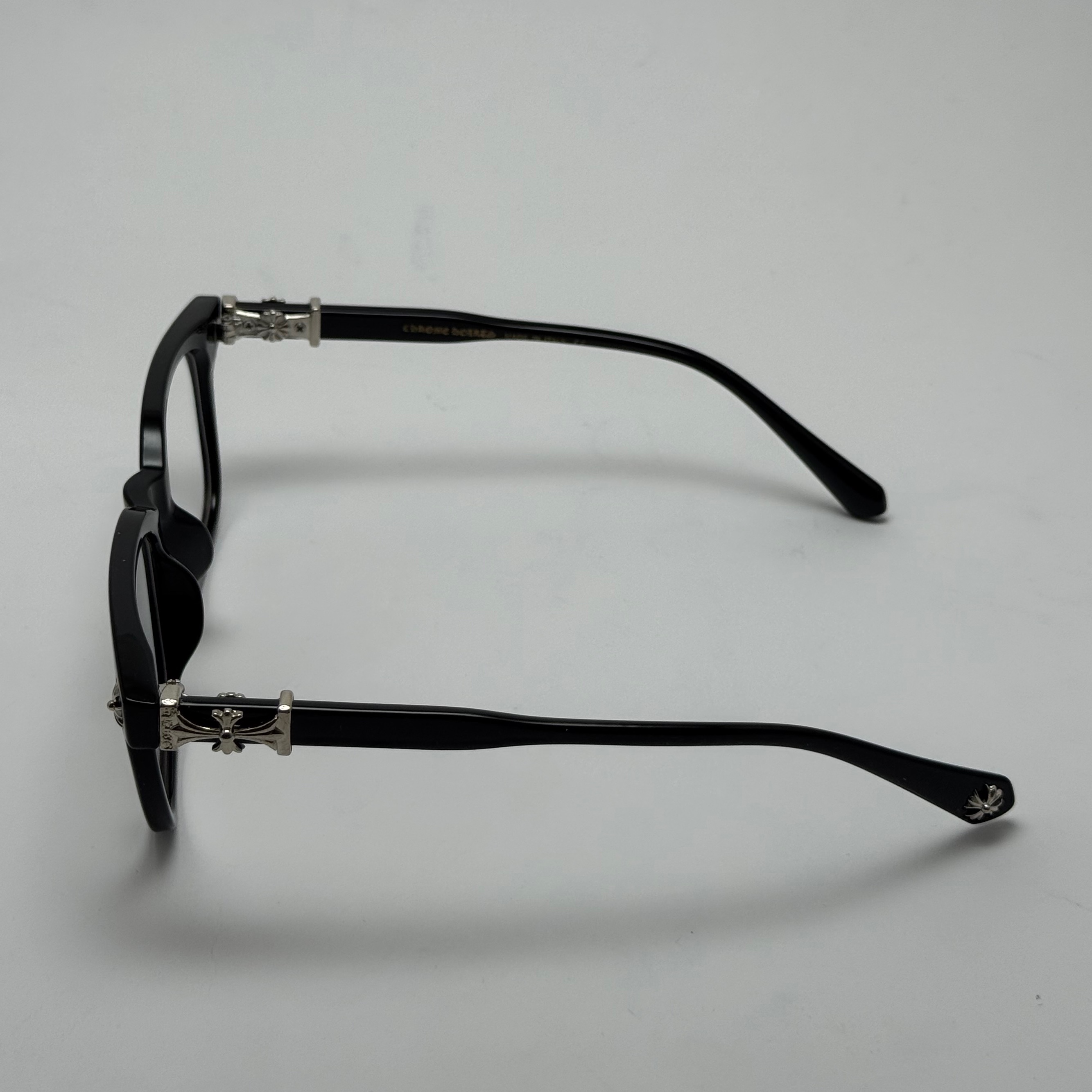 عینک بلوکات کروم هارتز مشکی نقره ای Chrome Hearts 2273 با پک کامل کروم هارتز - کیفیت مستر