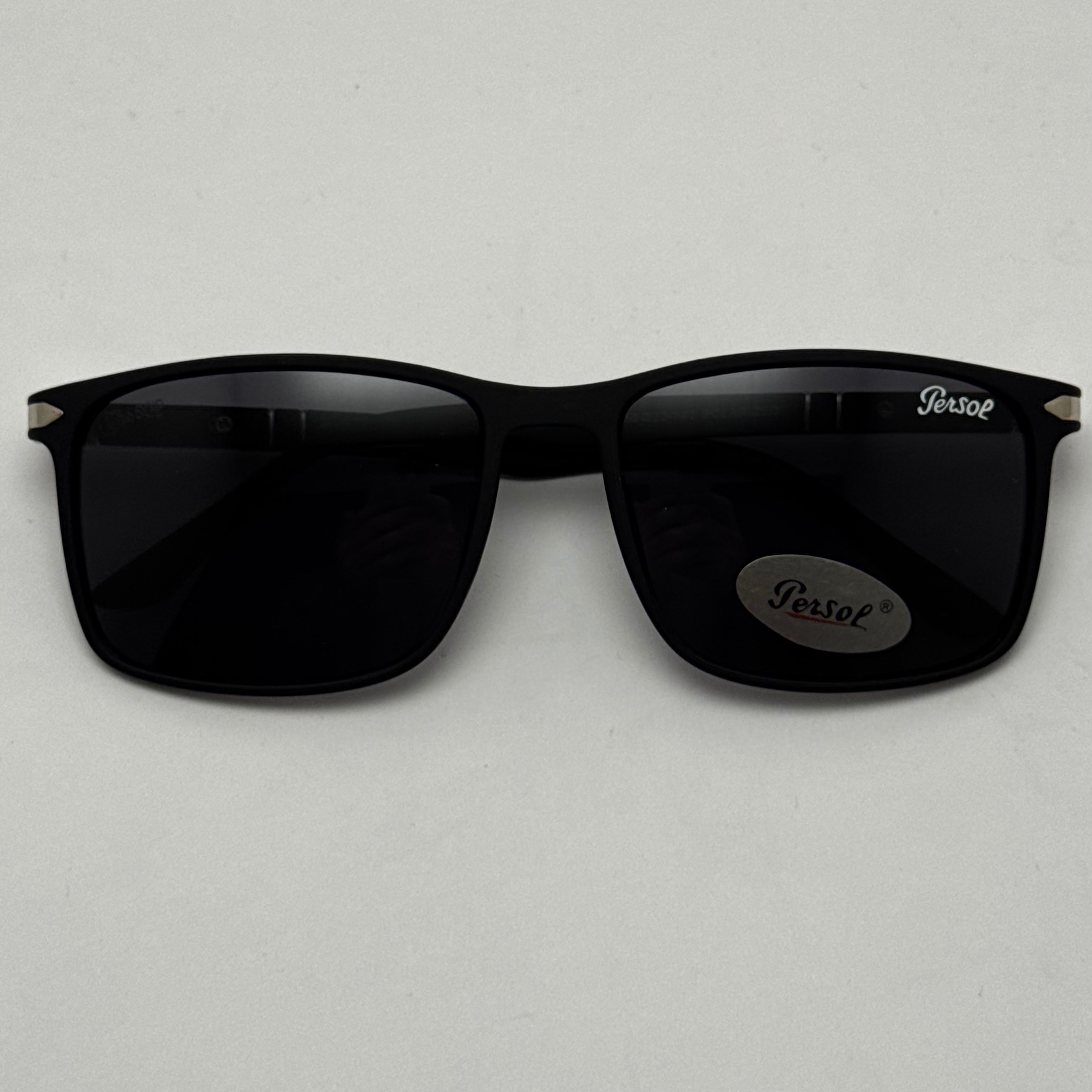 عینک آفتابی پلاریزه پرسول PERSOL مستطیلی لولا فنری کد P 8011
