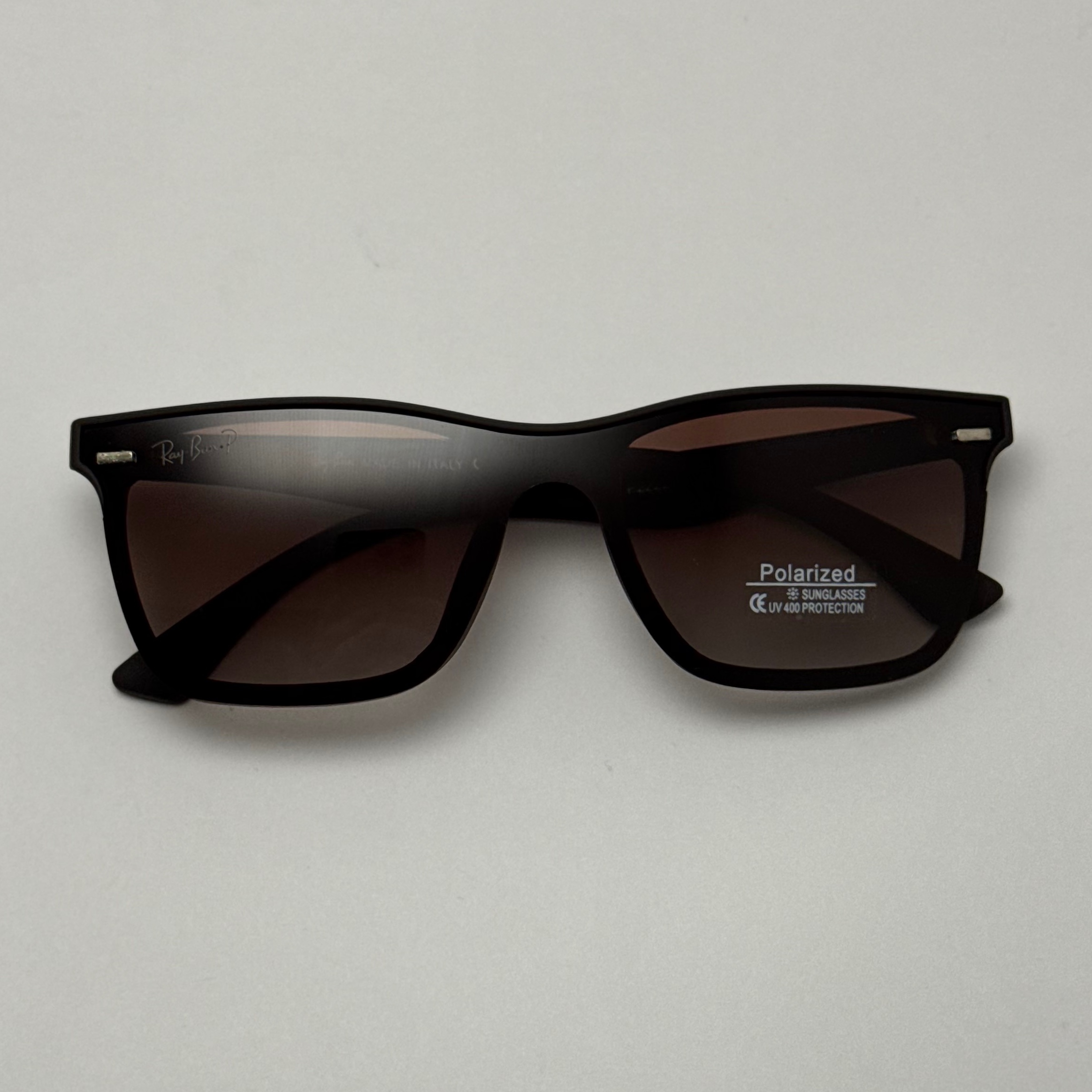 عینک آفتابی پلاریزه ریبن rayban قهوه ای کد p2222