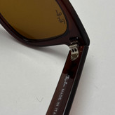 عینک آفتابی ریبن ویفرر شیشه سنگ قهوه ای به همراه پک کامل ریبن Rayban WAYFARER RB 0502S