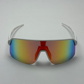 عینک آفتابی اسپرت اوکلی OAKLEY مدل SUTRO فریم سفید عدسی آتیشی