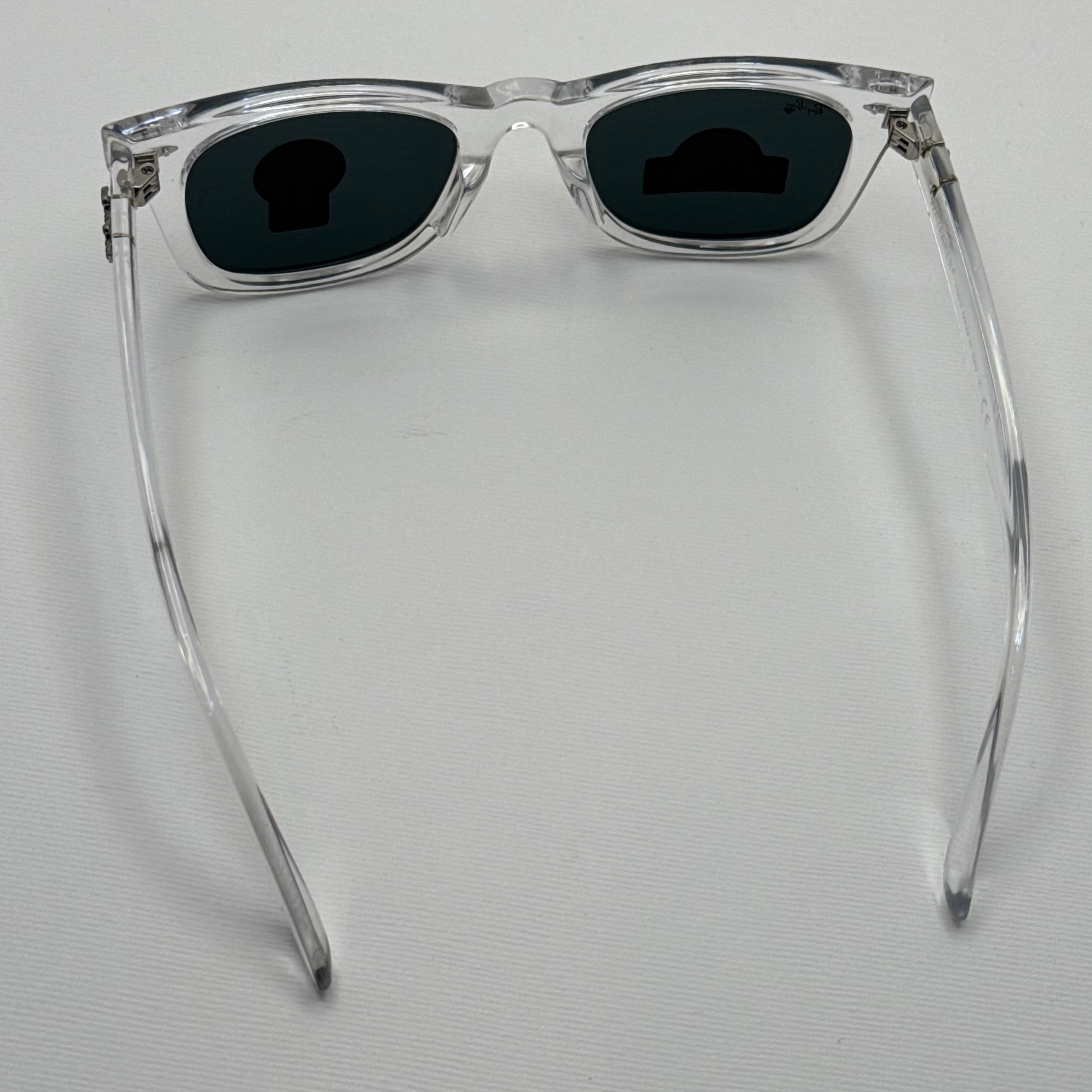 عینک ویفرر ریبن Rayban WAYFARER شفاف شیشه سنگ نشکن زد خش با پک کامل