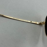 عینک آفتابی خلبانی رندولف شیشه سنگ آنتی رفلکس سبز فریم طلایی فول پک اصلی RANDOLPH AVIATOR RE 58 24K GOLD