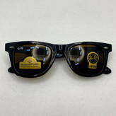 عینک آفتابی ویفرر ریبن rayban WAYFARER شیشه سنگ قهوه ای فریم براق سایز 50 به همراه پک کامل اورجینال RB2140