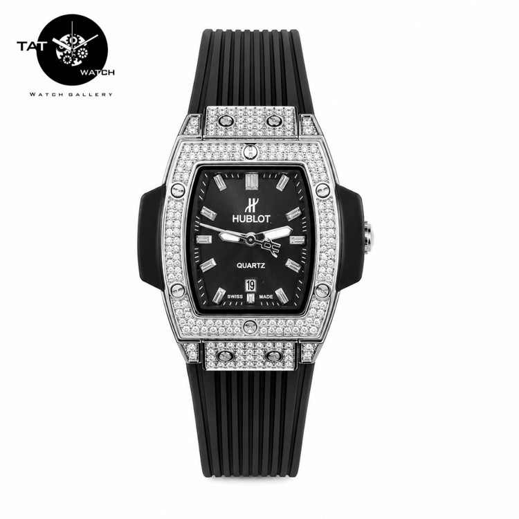 ساعت مچی زنانه هابلوت گارانتی جعبه ارسال رایگان رنگبندی Hublot