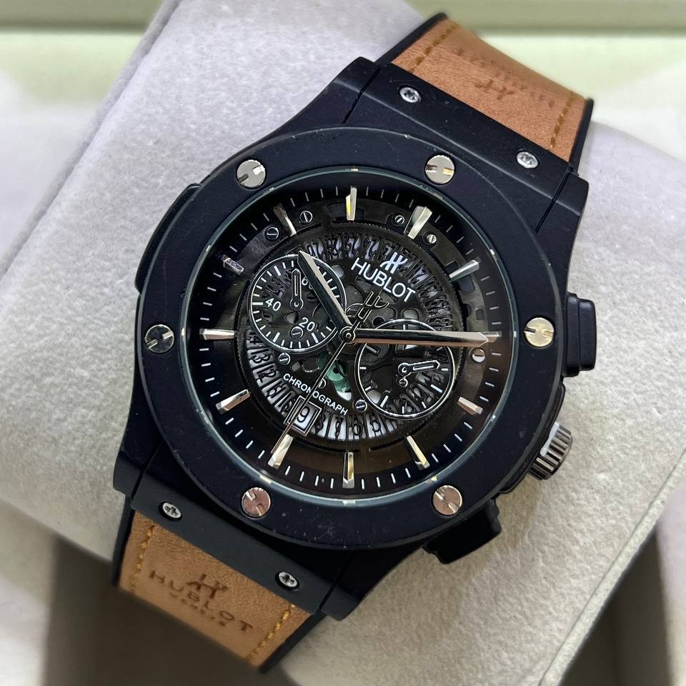 ساعت مچی مردانه هابلوت بیگ بنگ Hublot با جعبه و ارسال رایگان در رنگبندی کامل
