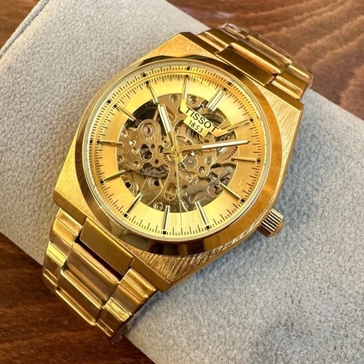 ساعت اشرافی اتوماتیک (بدون نیاز به باتری) برند تیسوت نبضی و کوکی بالاترین گرید وارداتی TISSOT