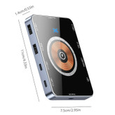 هاب داک استیشن 10پورت مدل multi port wireless charger-10port