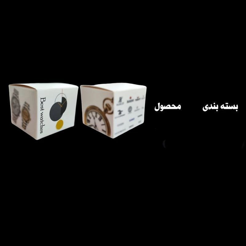 ساعت مچی عقربهای کوارتز مردانه مدل دو تقویمه کلاسیک کد 002
