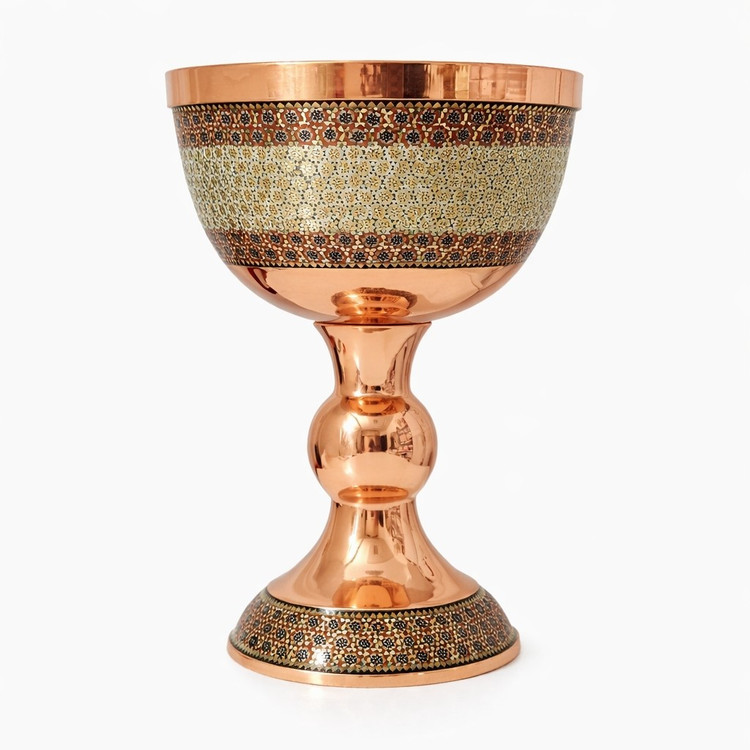 سنگاب مس و خاتم سایز 5