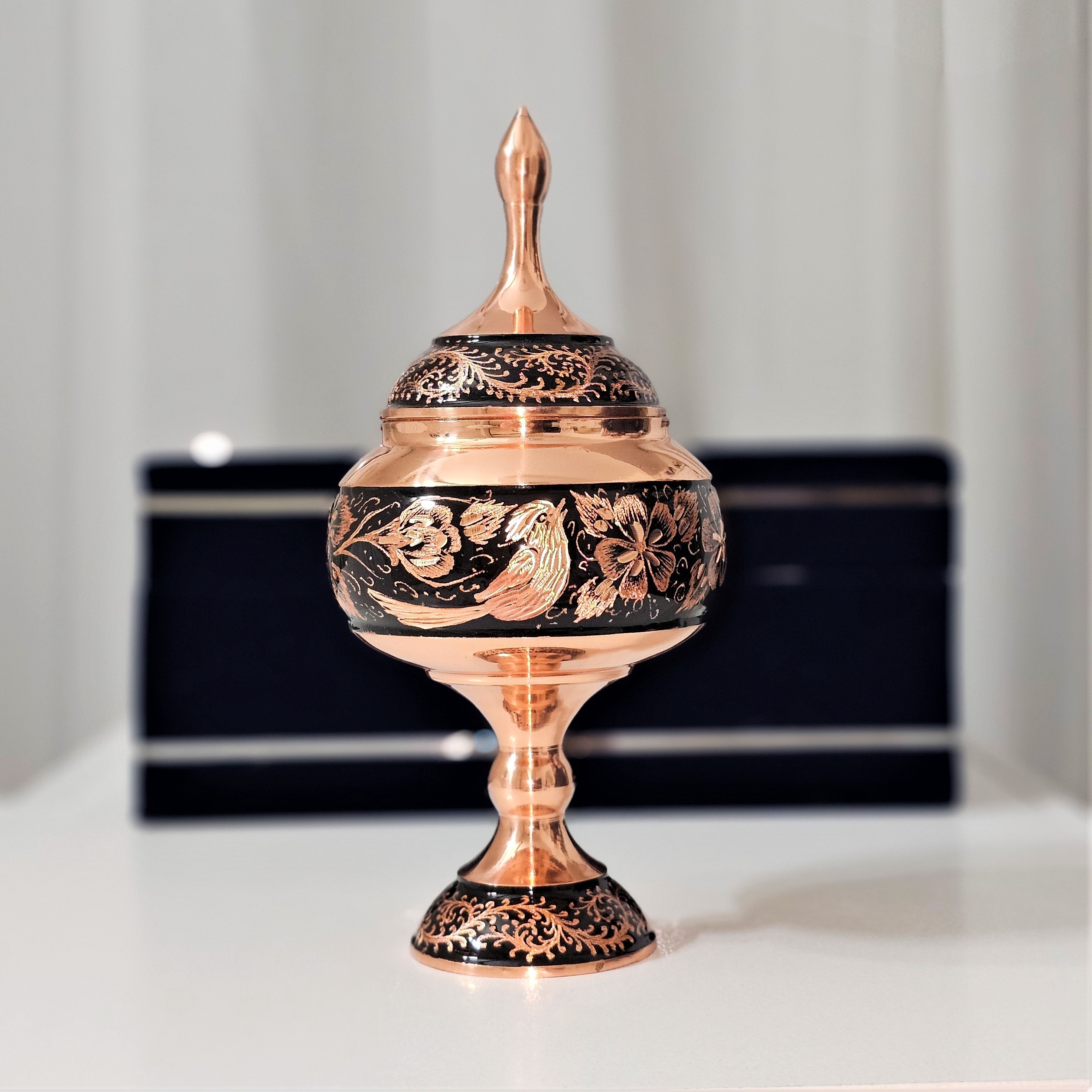 پک هدیه صنایع دستی مدل مس و ترمه کد almas23