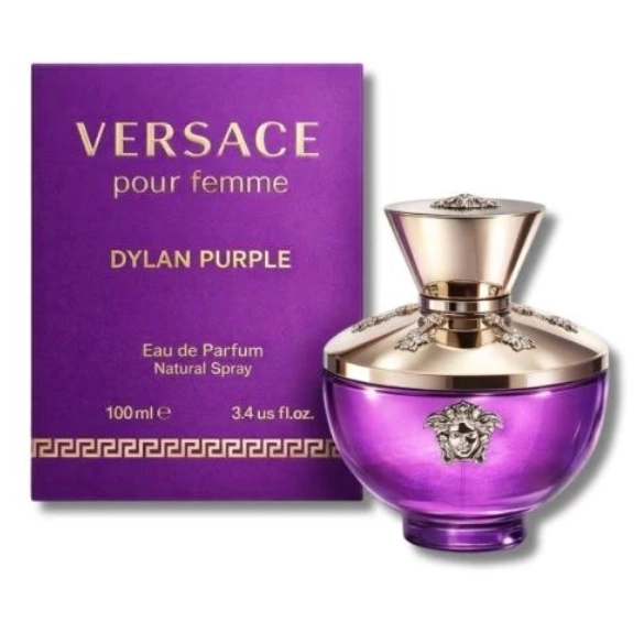 عطر ادکلن ورساچه دیلان پرپل زنانه خنک مرکباتی Versace Dylan Purple درجه 1 سوئیس (پس کرایه)