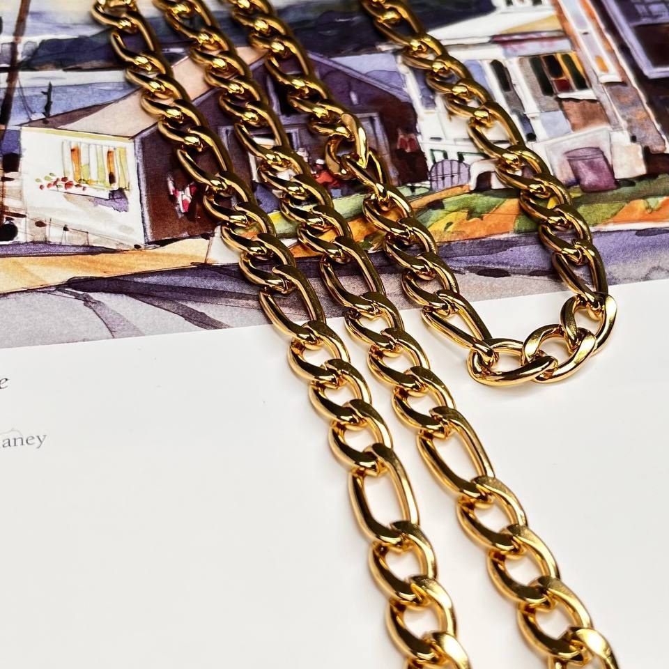 ست گردنبند و دستبند مردانه مدل کارتیر Cartier جنس استیل عیار 316 رنگ کاملا ثابت کد ztk (پس کرایه)