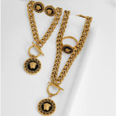 ست کامل ورساچه Versace زنانه با زنجیر طرح کارتیه فری سایز freesize رنگ کاملا ثابت کد tj (پس کرایه)