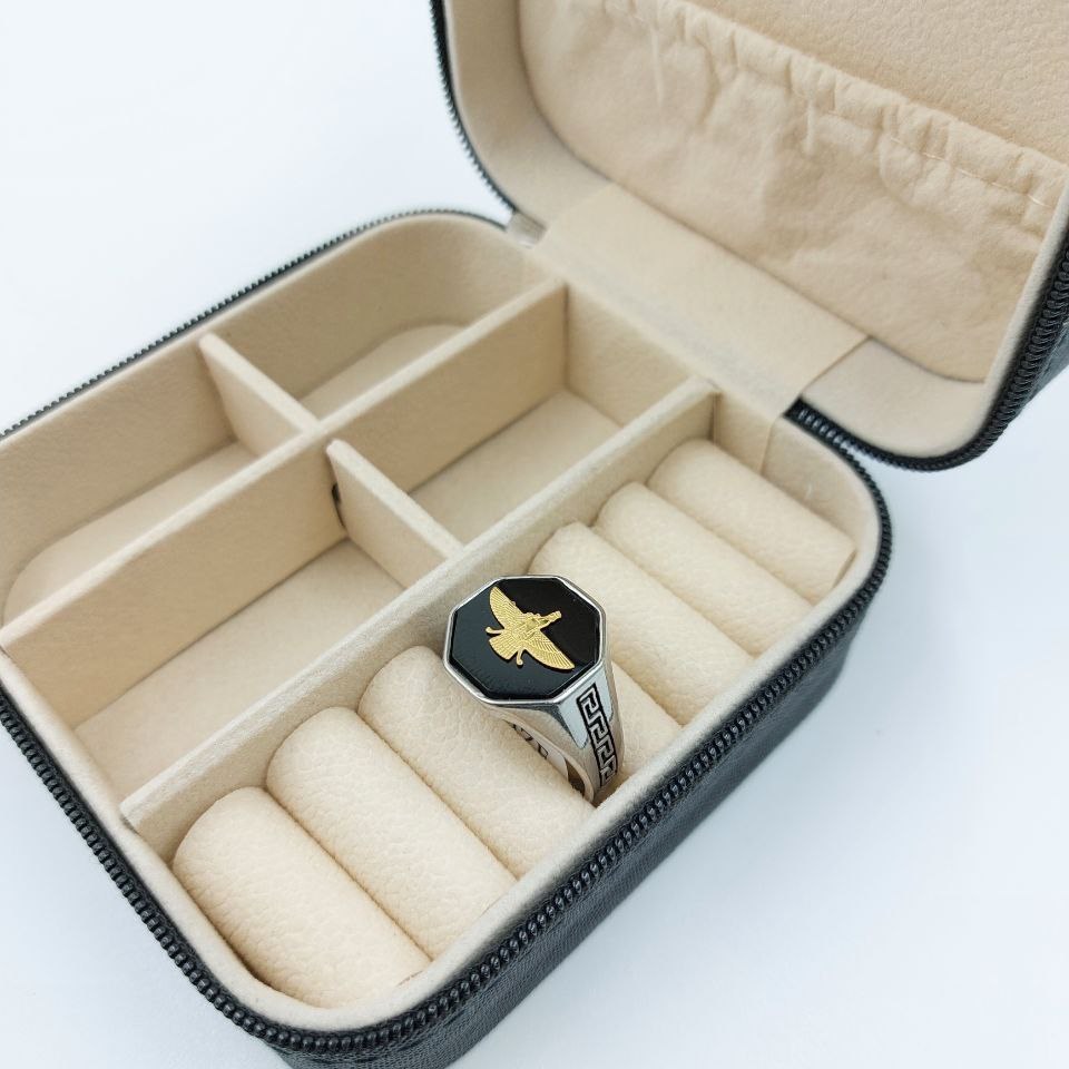 انگشتر استیل مردانه طرح رولکس Rolex تنوع طرح رنگ کاملا ثابت کد mp (پس کرایه)