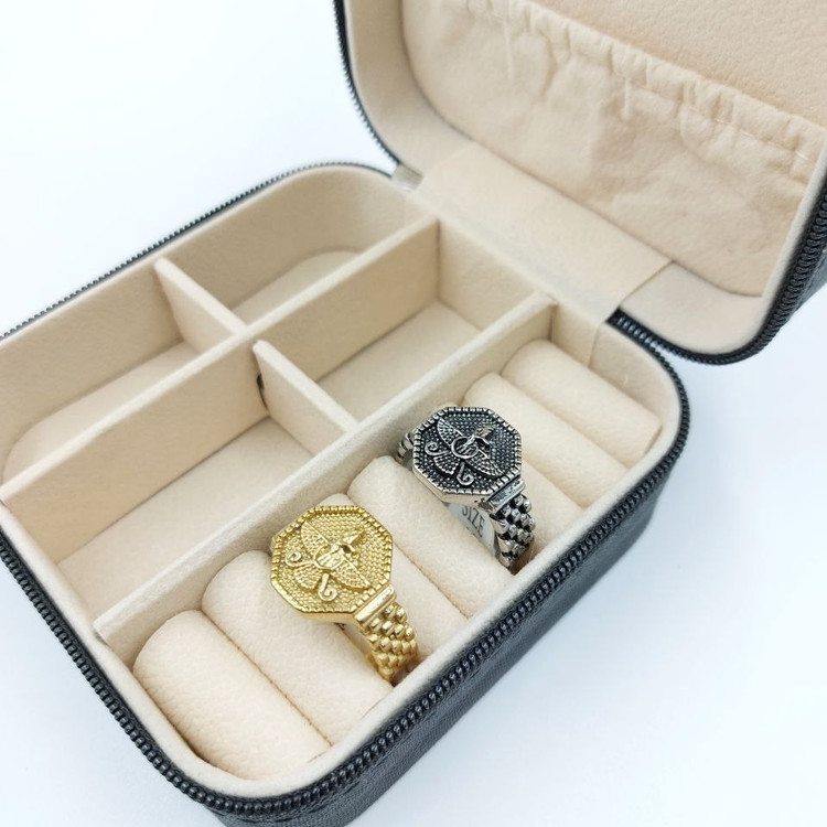 انگشتر استیل مردانه طرح رولکس Rolex تنوع طرح رنگ کاملا ثابت کد mp (پس کرایه)