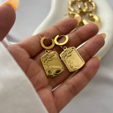 گوشواره استیل زنانه طرح وسط مروارید تنوع طرح رنگ ثابت و ضد حساسیت کد tj (پس کرایه)
