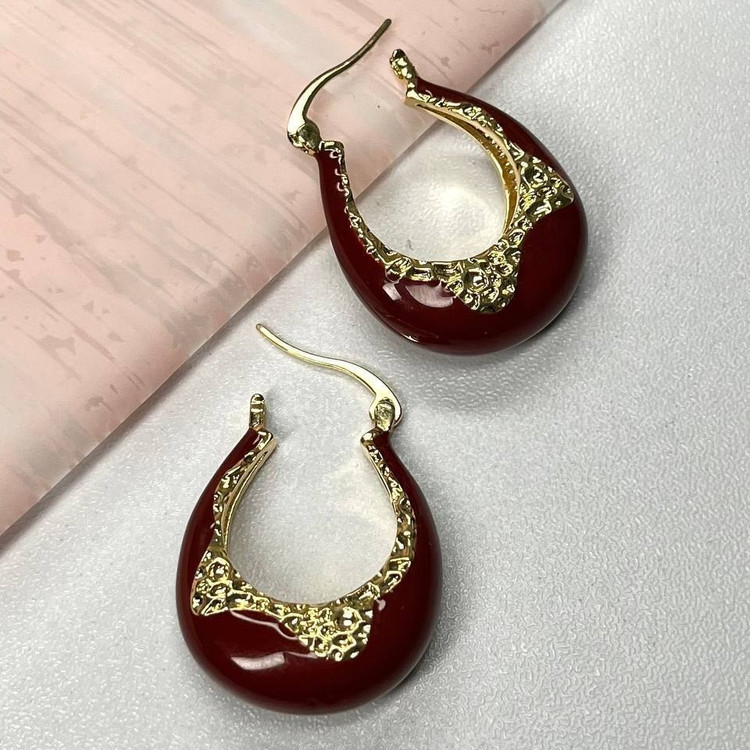 گوشواره طرح جواهری (میخ نقره) طرح نگین تنوع طرح رنگ ثابت کد tk (پس کرایه)
