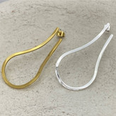 گوشواره استیل زنانه طرح مینیمال دفرمه تنوع طرح رنگ ثابت کد tj (پس کرایه)