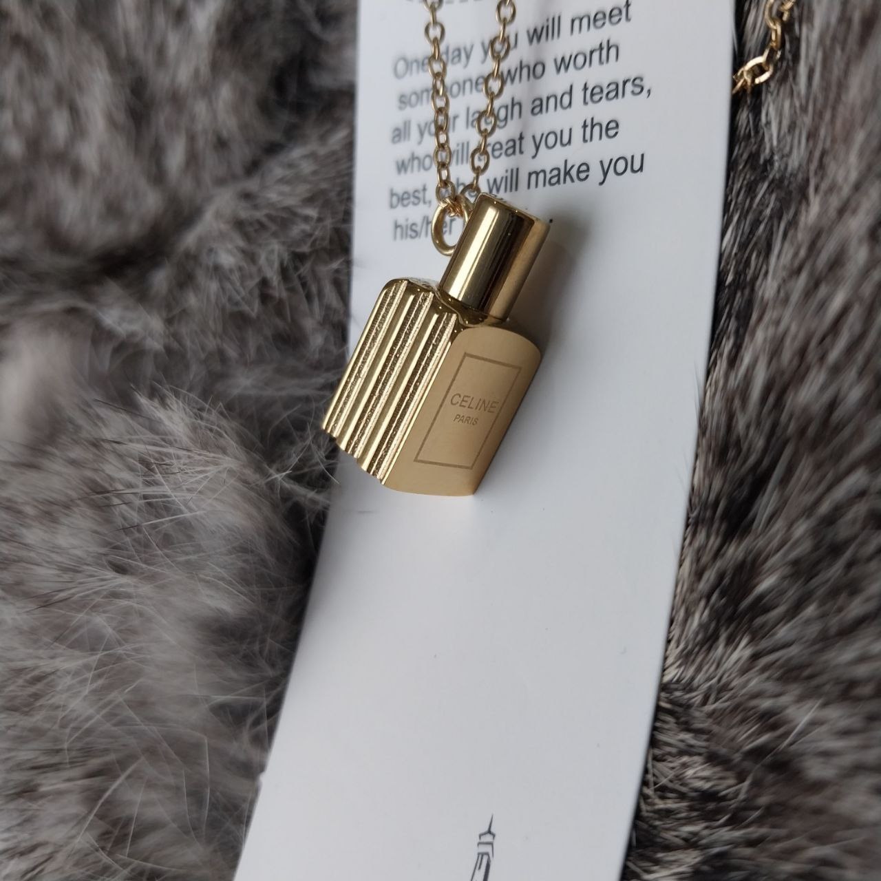 گردنبند و آویز پلاک استیل عطر یار و جا عطری رنگ ثابت کد as