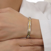 دستبند استیل طرح رولکس rolex در سه رنگ درجه 1 رنگ ثابت کد mp