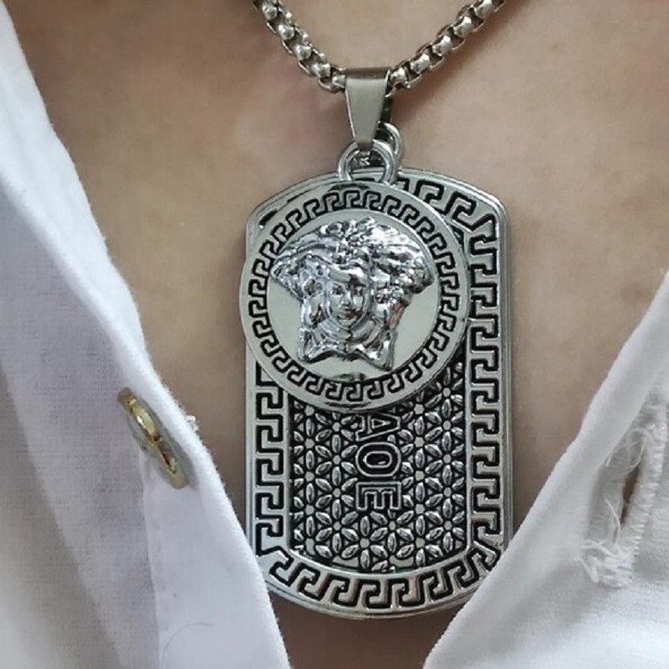 گردنبند پلاک دو تکه ورساچ