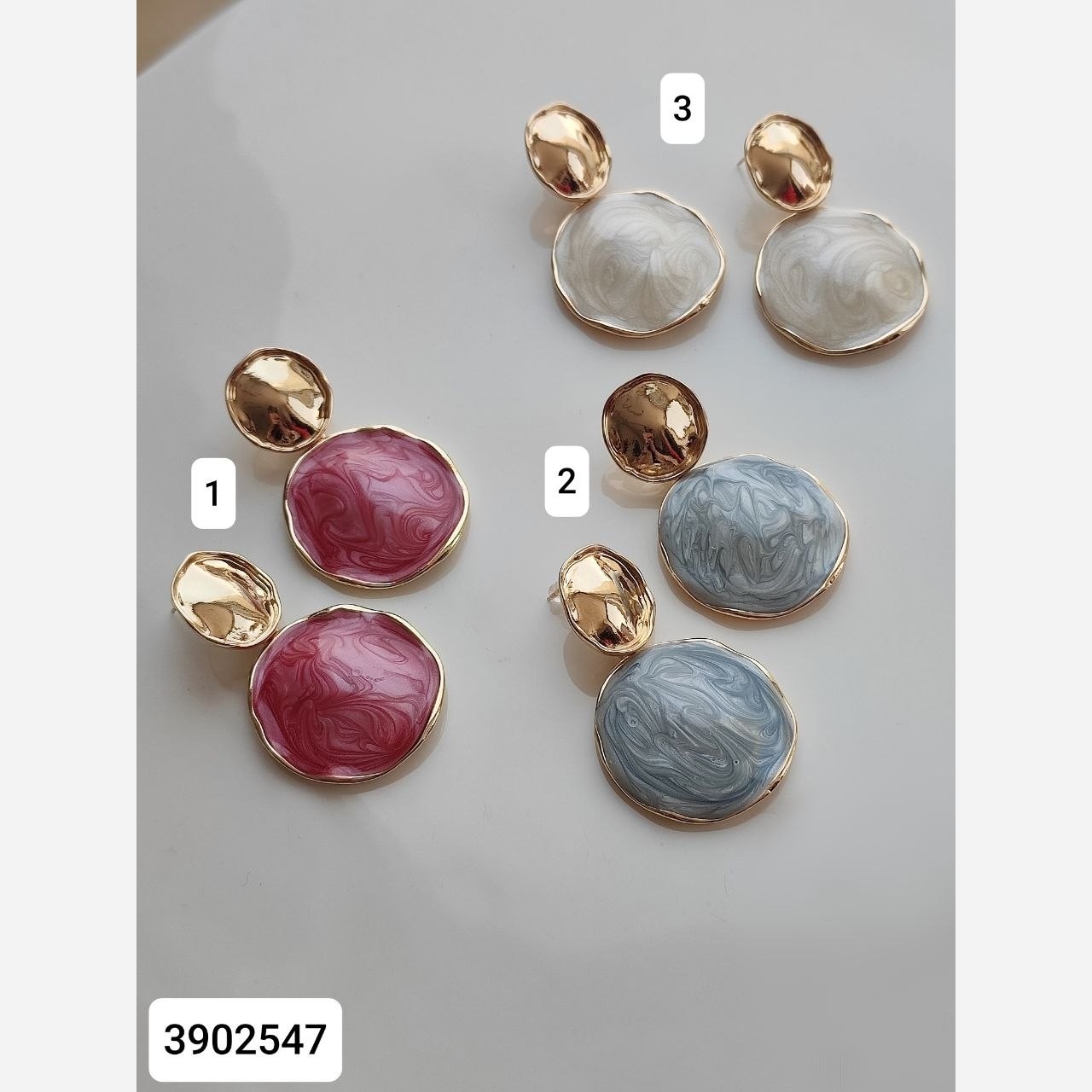 گوشواره فانتزی مینا کاری 3902547