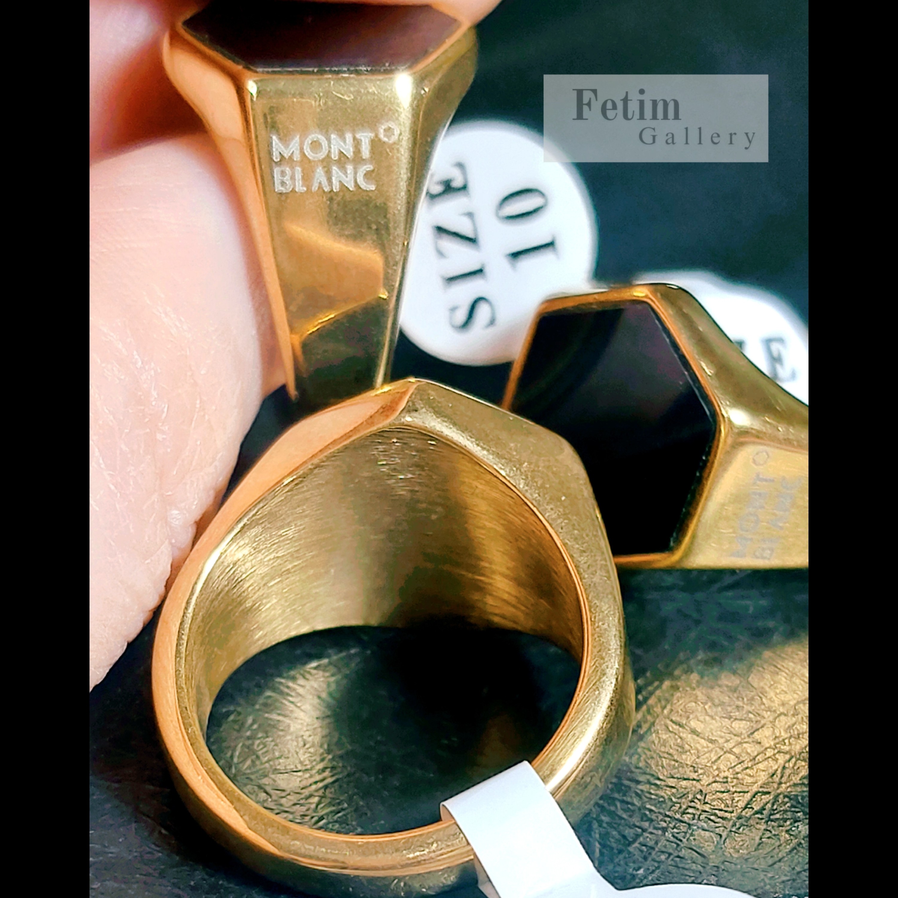 انگشتر مردانه استیل مونت بلانک