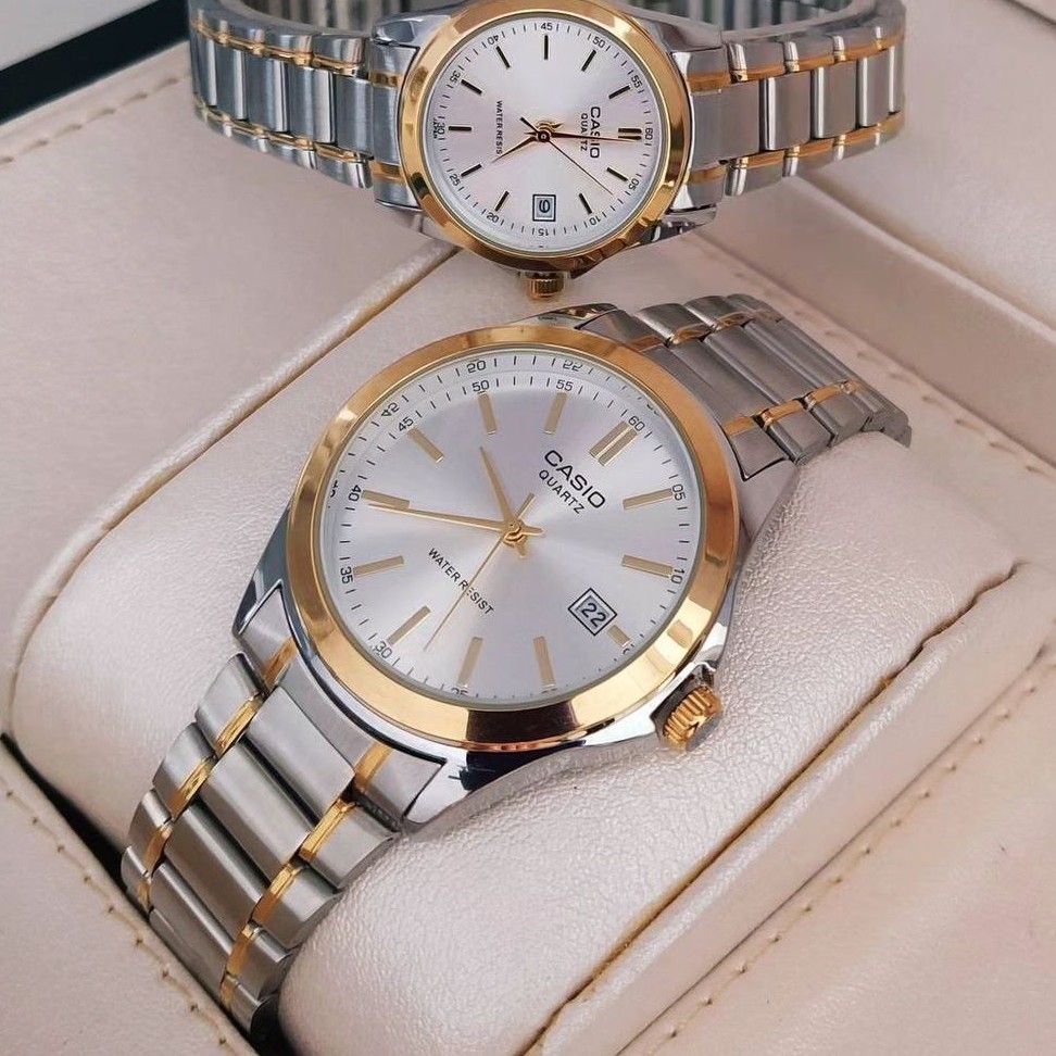 ساعت مردانه یا زنانه تک مارک CASIO تاریخدار موتور ژاپن ضد آب