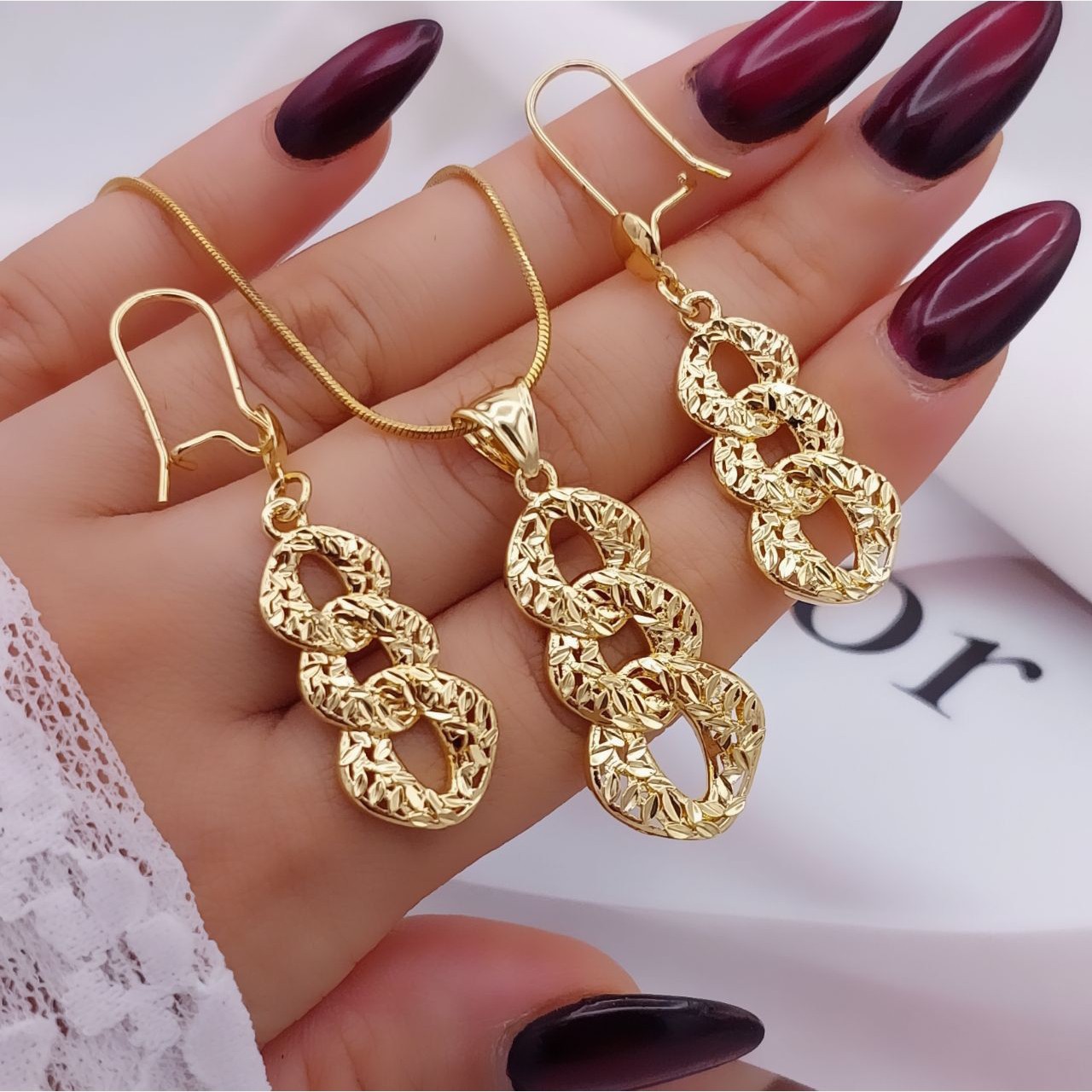 نیم ست زنانه رنگ ثابت کد 37