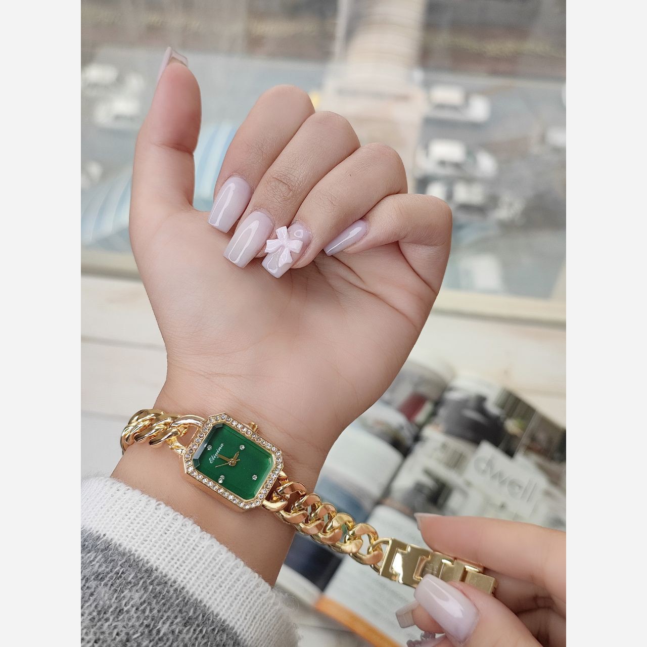 ساعت مچی زنانه و دخترانه برند الینا کد4 جدید رنگ ثابت