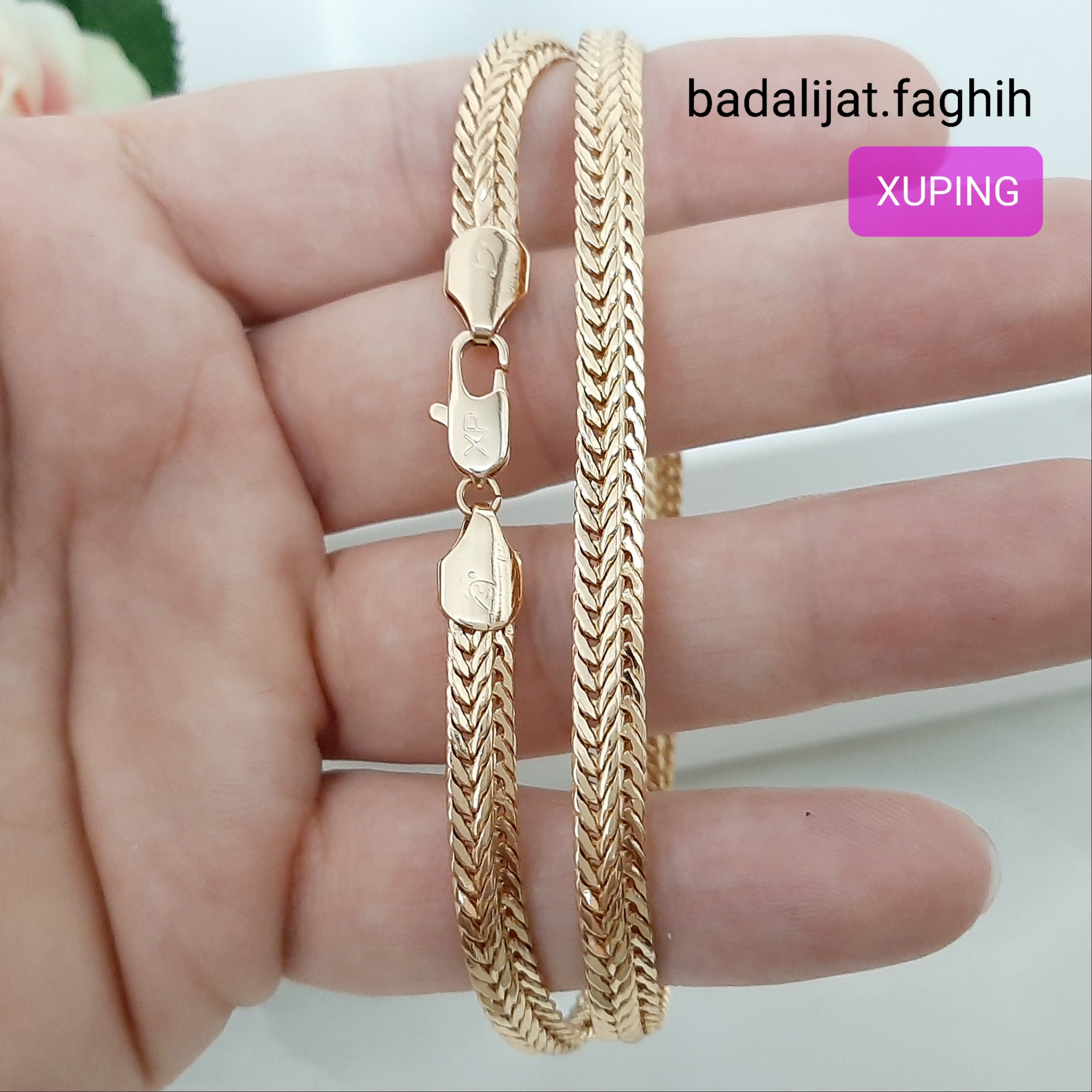 گردنبند ژوپینگ کارتیر کاملا رنگ ثابت با آبکاری طلا ورق بزنید و توضیحات بخونید لطفا