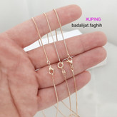 زنجیر ژوپینگ ظریف در 3 مدل فوق العاده شیک و پرطرفدار و کاملا رنگ ثابت و آبکاری شده با طلا