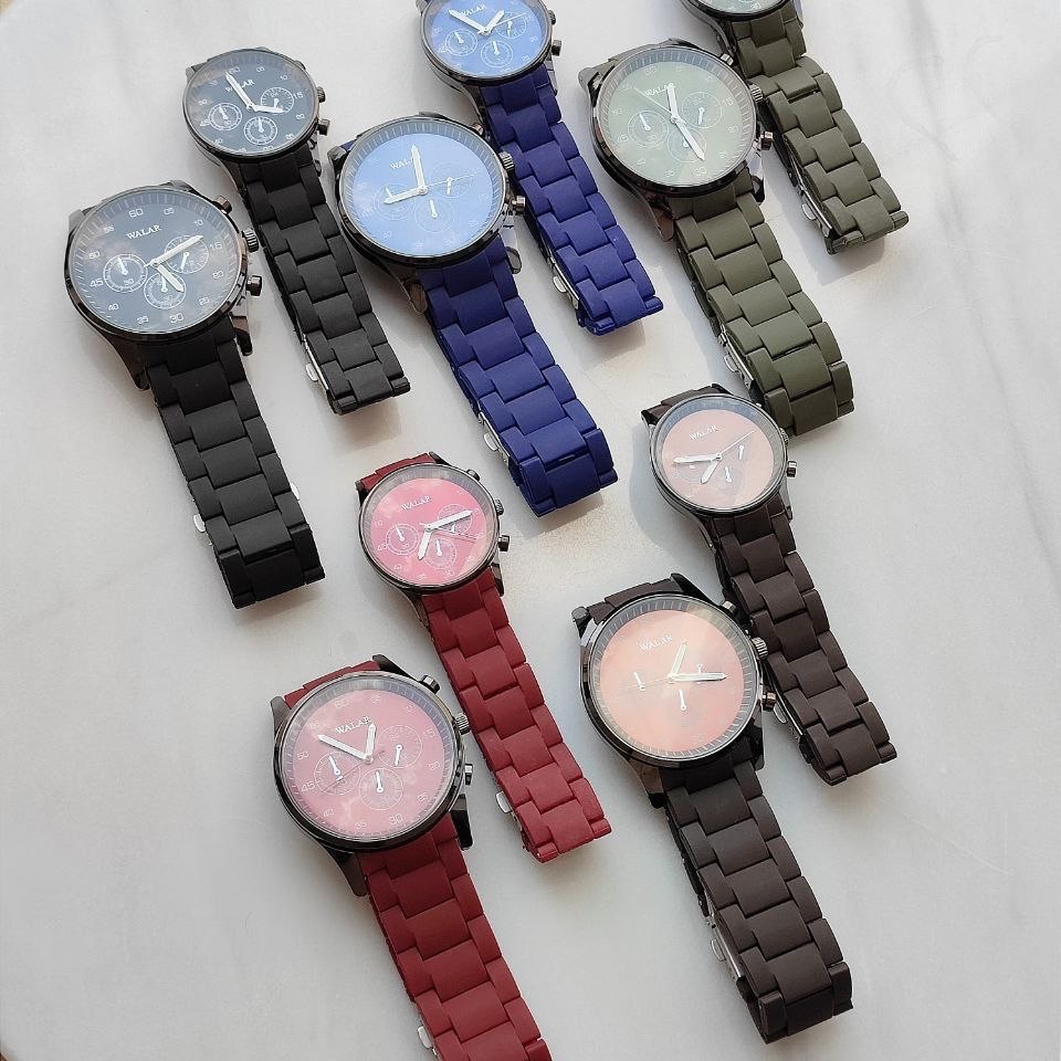 ساعت تک زنانه و مردانه بند سیلیکونی امپریو آرمانی مارک BIDO تنوع رنگ ارسال رایگان