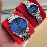 ساعت مچی زنانه و مردانه تک کاسیو استیل تاریخدار حک موتور ژاپن مارک معروف CASIO نمونه درجه یک ارسال رایگان