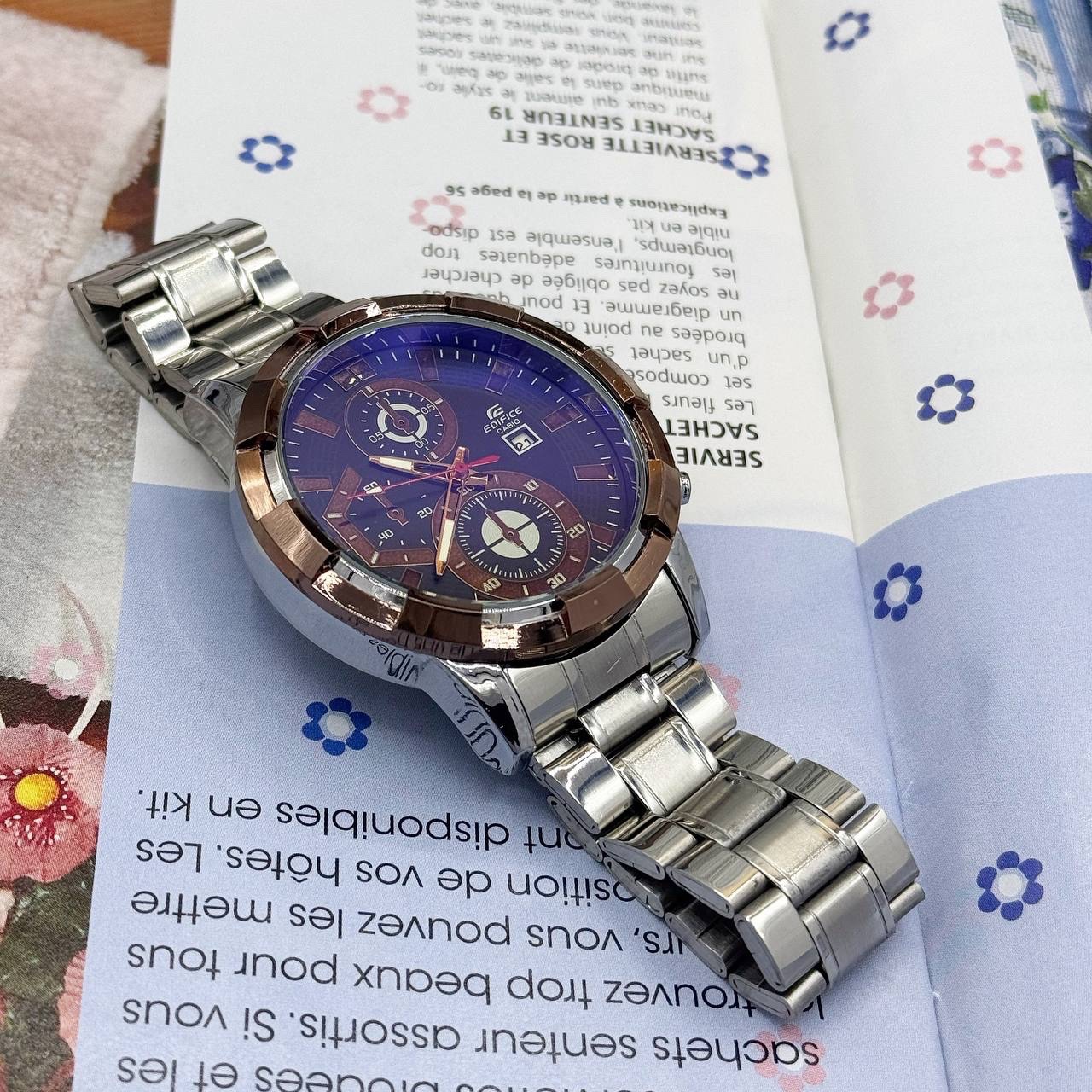 ساعت تاریخدار مردانه و پسرانه استیل مارک CASIO ارسال رایگان