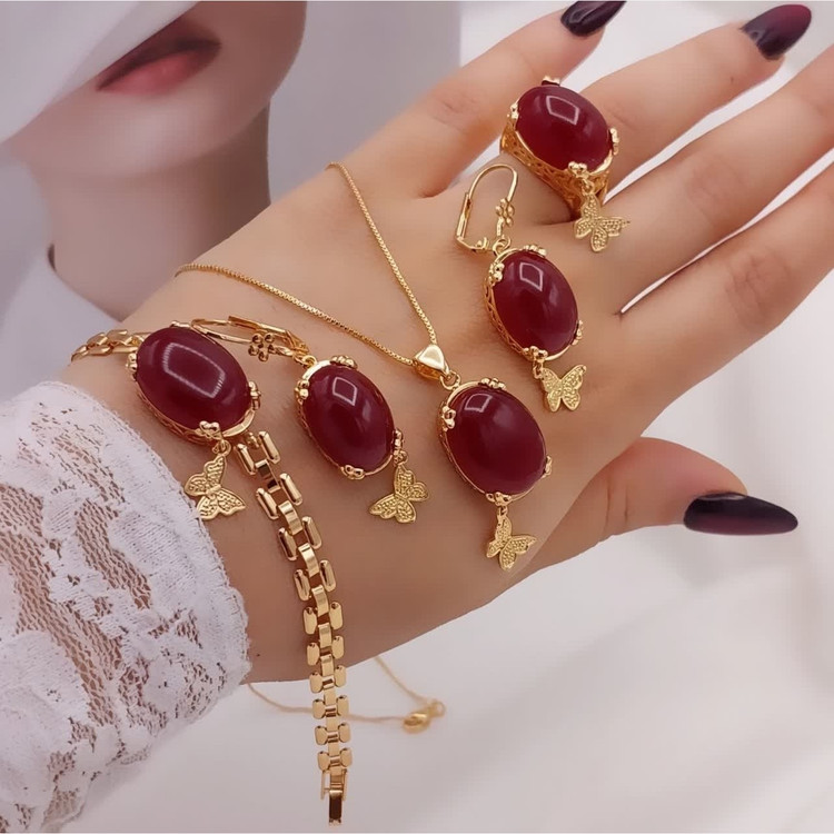 سرویس زنانه در 5 رنگ سنگ