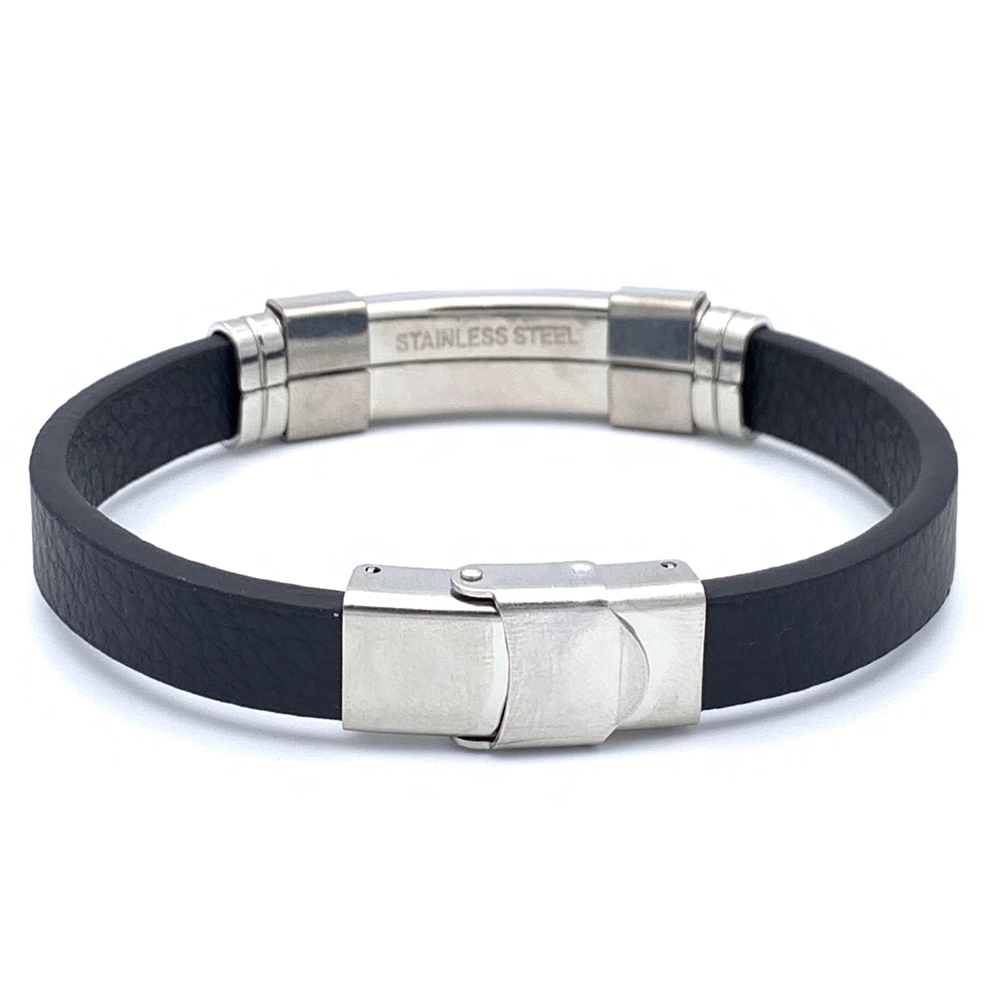 دستبند چرمی مردانه طرح Cartier