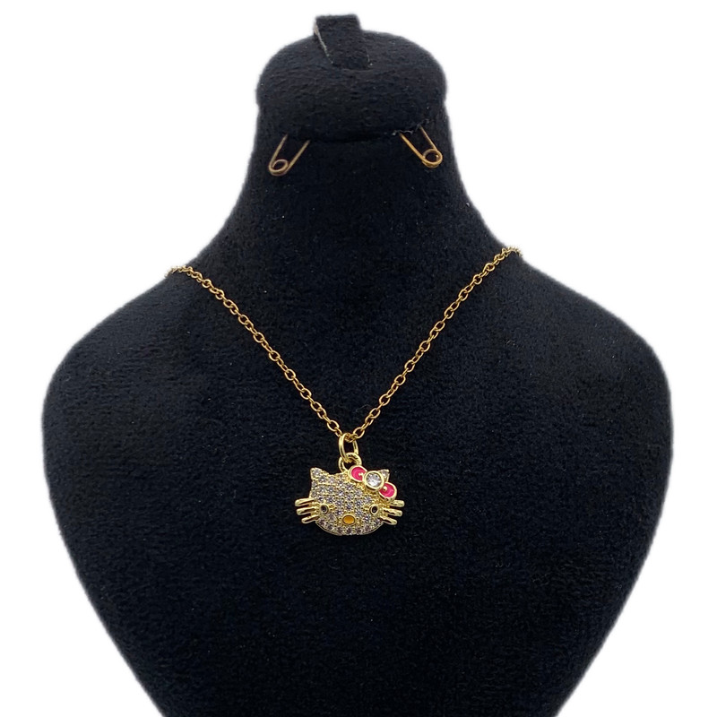 گردنبند دخترانه طرح کیتی کد KYTAKP126