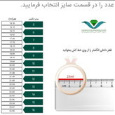 انگشتر ضد حساسیت ژوپینگ آبکاری طلا 18